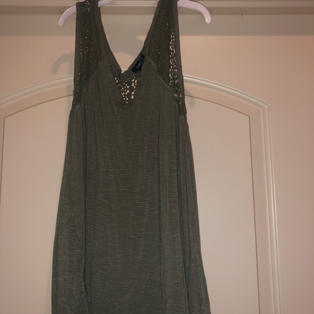 Olive tank top